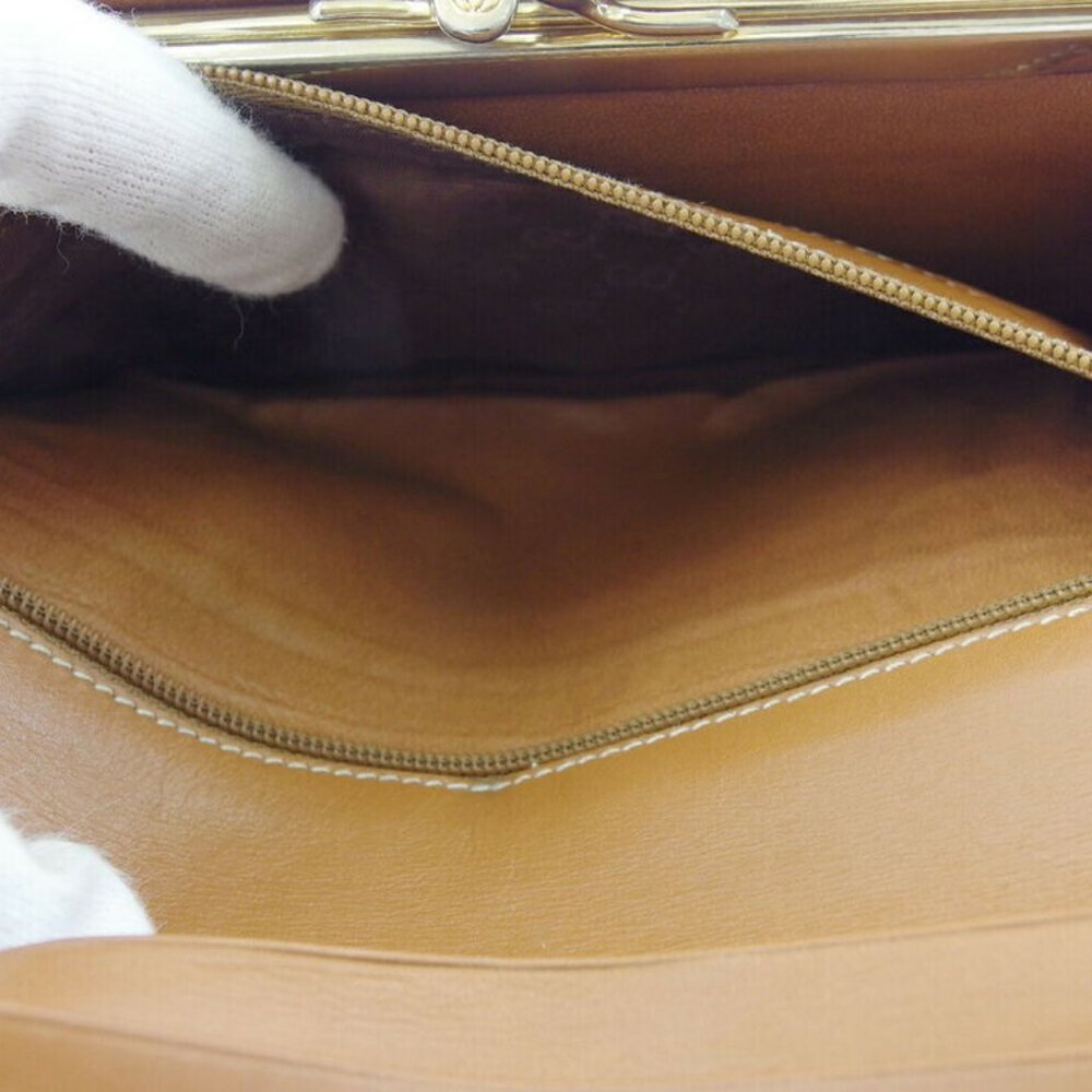 Auth GUCCI long wallet GG canvas beige canvas x leather - Picture 7 of 10